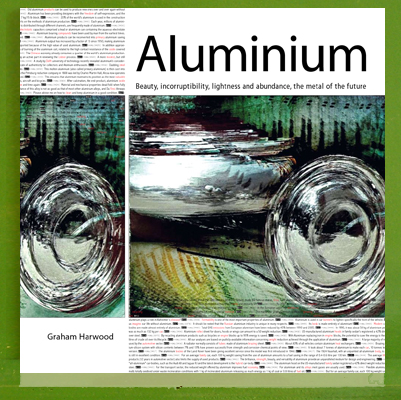 Graham Harwood - Aluminium: Beauty, incorruptability, lightness and abundance, the metal of the future.