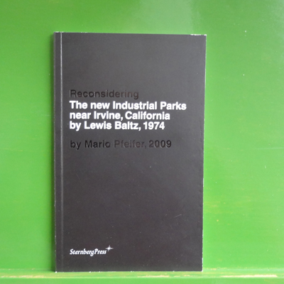 Mario Pfeifer - Reconsidering The new Industrial Parks...